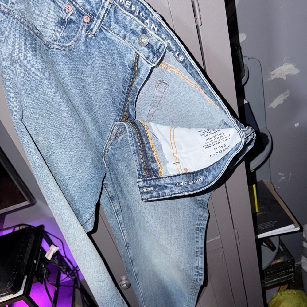 American Eagle Outfitters Sky Blue Straight Jeans
